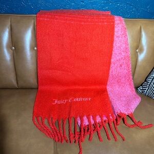 Juicy Couture Red Scarf nwt